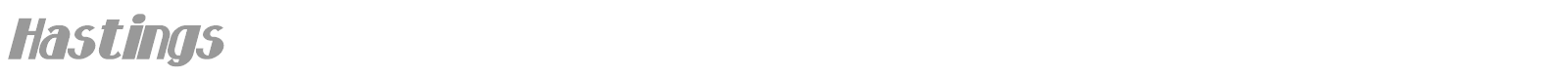 Hastings font preview
